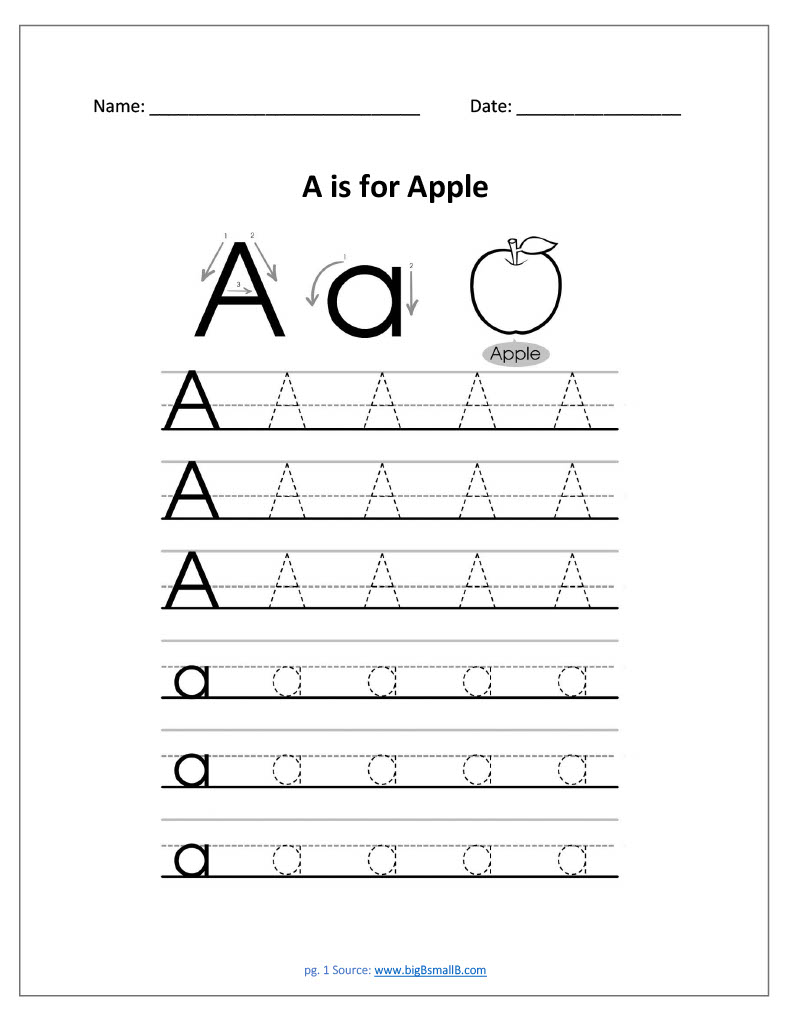 A Is For Apple Video And PDF 